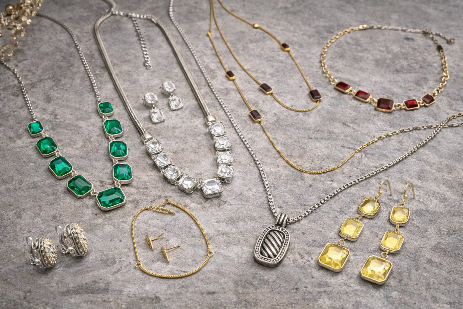 Two Tone with Cable Necklace