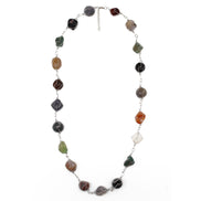 MULTI COLOR NATURAL STONE NECKLACES  #FW1352PMU