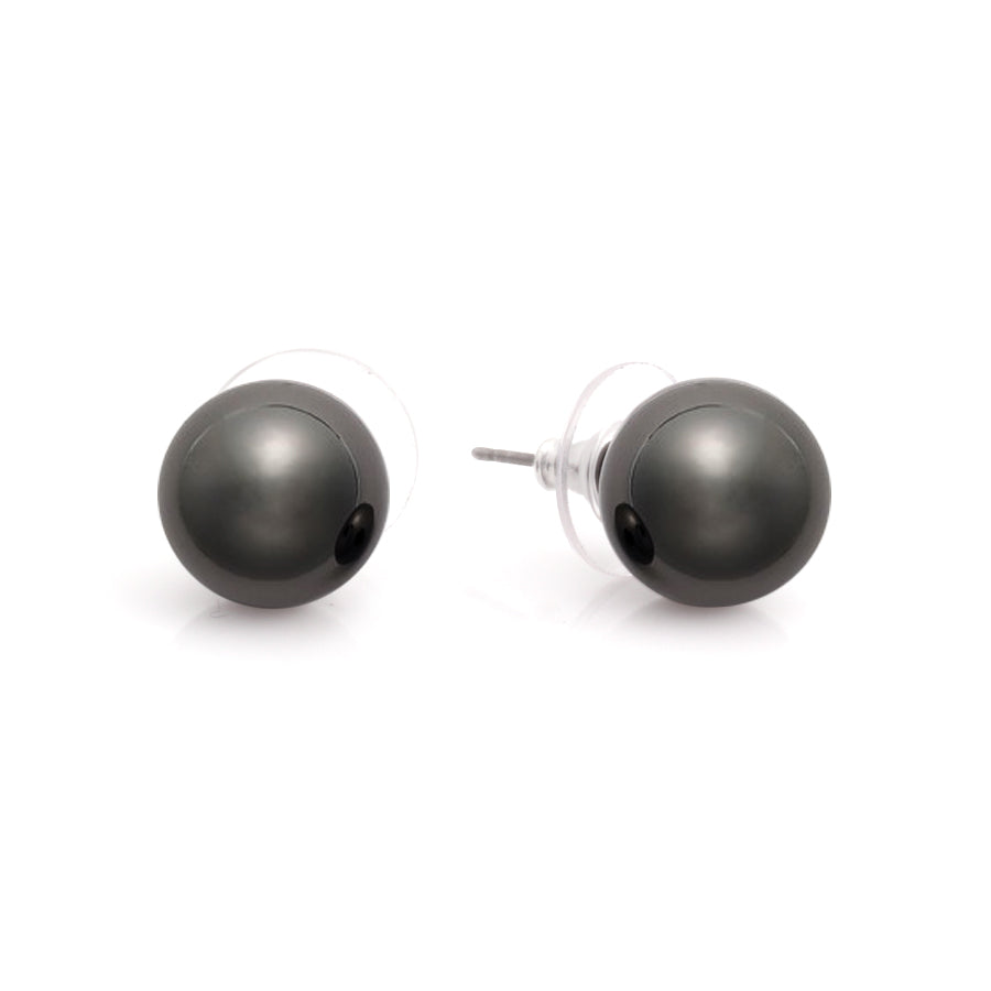 Hematite-Tone Earrings