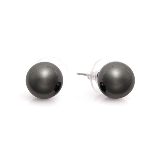 Hematite-Tone Earrings
