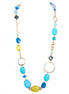 GOLD BLUE NECKLACE  #FW1202336 (FC2)