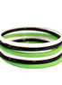 Black Green White Plastic Bangles Set of 6pcs
