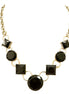 GOLD-BLACK NECKLACE  #FW1202693 (ND3)