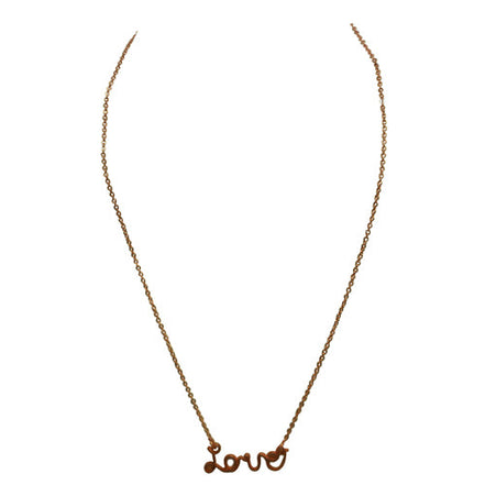 ROSE GOLD NECKLACE  #SQWSN19743_ROSE (RE21)