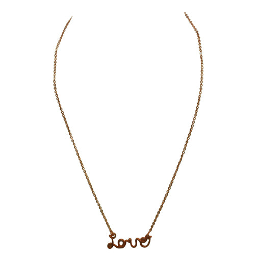 ROSE GOLD NECKLACE  #SQWSN19743_ROSE (RE21)