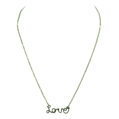 SILVER NECKLACE  #SQWSN19743_RHOD (RB22)
