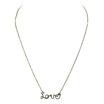 SILVER NECKLACE  #SQWSN19743_RHOD (RB22)