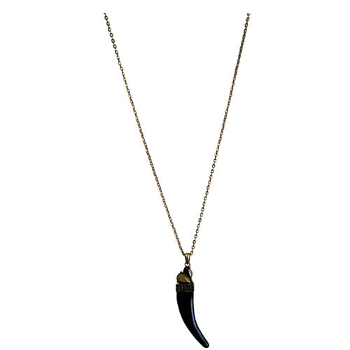 GOLD BLACK NECKLACE  #FW1202767