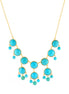 Gold-Tone Turquoise Necklace