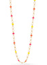 Gold-Tone Metal Multi Color Necklace
