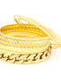 Gold-Tone Set Of 9 Bangles