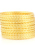Gold-Tone Set Of 24 Bangles