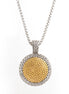 Two Tone Round Necklace