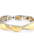 2TONE METAL BANGLE #B9821-TT