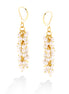 Gold-Tone Pearl Beads Earrings