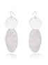 Silver-Tone Metal Earrings