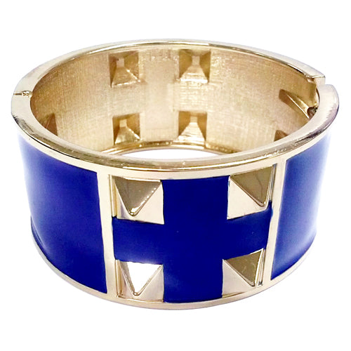 GOLD NAVY BRACELET  #SA9491_GLD-NAVY (JF9)