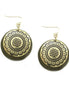 GOLD DANGLE EARRING  #SE25764 (IH20/B240)