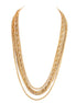 Long Gold Chain Necklace
