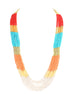 Multicolor Bead Gold Indian Long Necklace