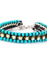 Turquoise Crystal Wrap Around Bracelets