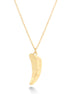 Gold Plated Long Pendant Necklace