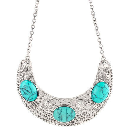 Turquoise And Silver Necklace