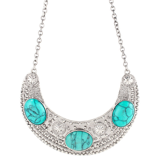 Turquoise And Silver Necklace