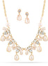 Gold-Tone Metal Cream Pearl Necklace