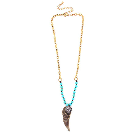 Gold-Tone Turquoise Necklace