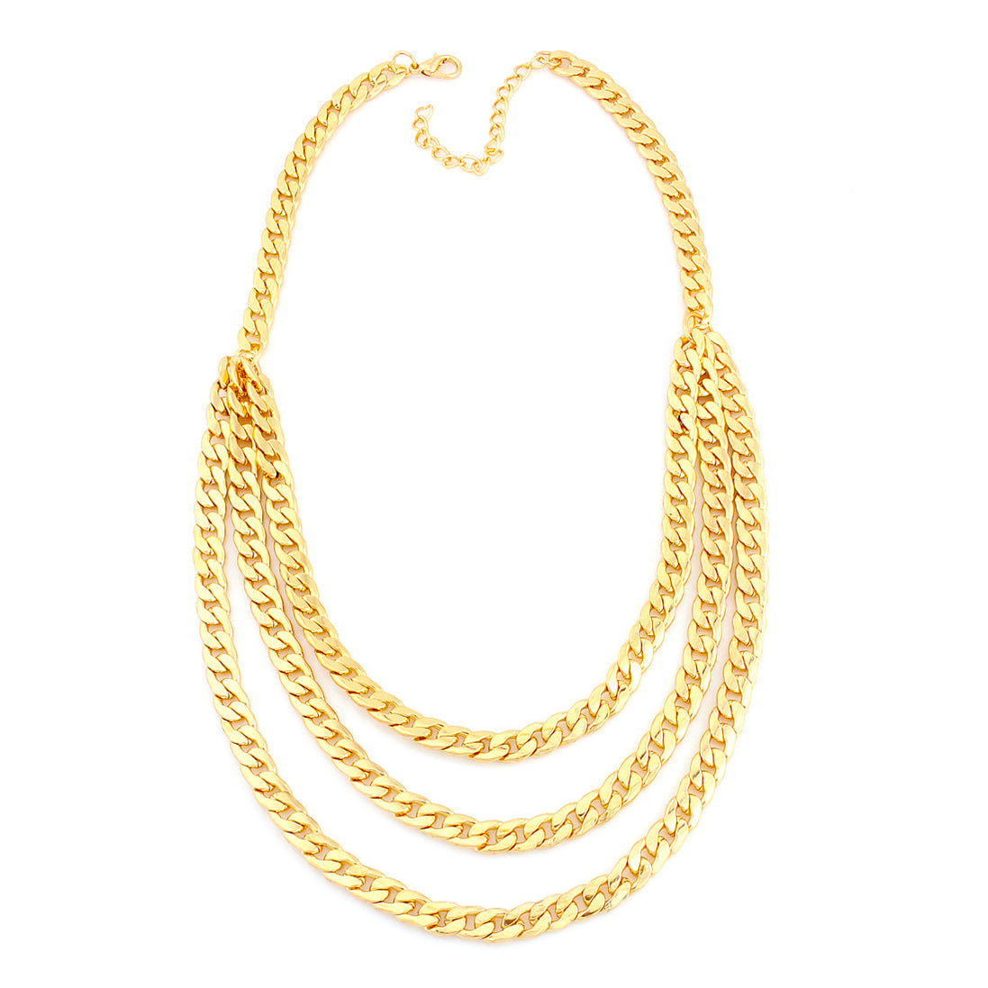 Gold-Tone Metal Chain Necklace