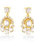 Gold-Tone Metal Simulated Crystal Earring