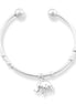 HNNB82361SILVER- TONE ELEPHANT CHARM BRACELETS (LF6/HD1)