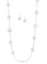 Silver-Tone Necklace And Earring Set
