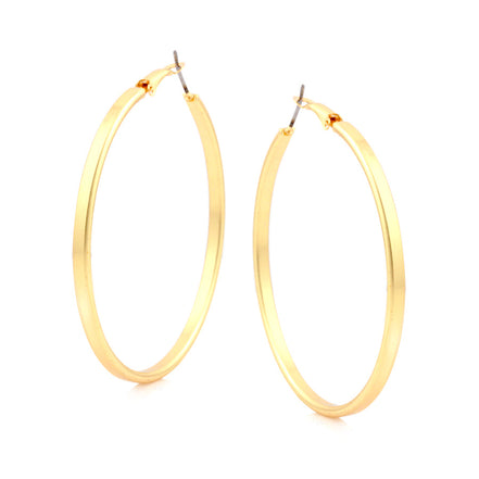 Gold-Tone Hoop Earrings