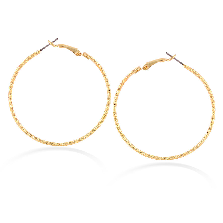 Gold-Tone Metal Earrings