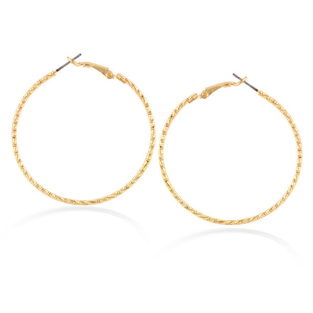Gold-Tone Metal Earrings