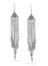 Tazza Anique Silver-Tone Metal Tassel Earrings