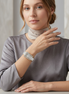 GOLD GLITTERING BUCKLE HINGED  BRACELET #SA-DB06NOV11(GE18)