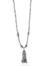 Hematite And Grey Beads Tassel Necklaces