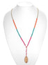 Gold Multilayered Brads Adjustable Lobster Closure Necklaces