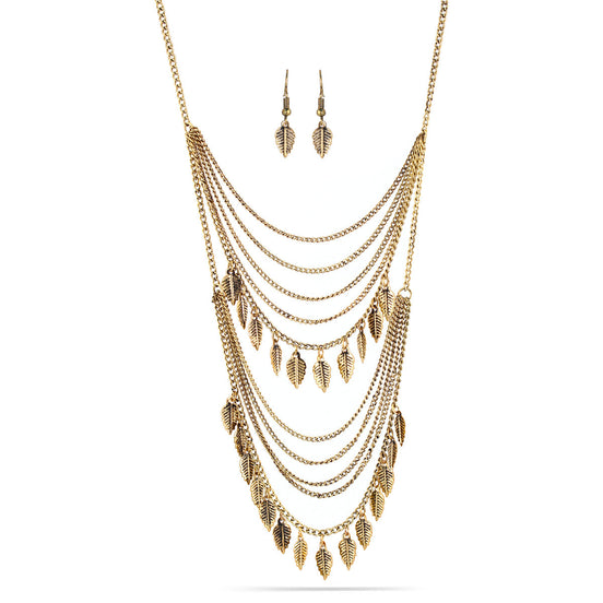 Gold-Tone Metal Necklaces And Adjustable Lobster Claw Closures Necklaces