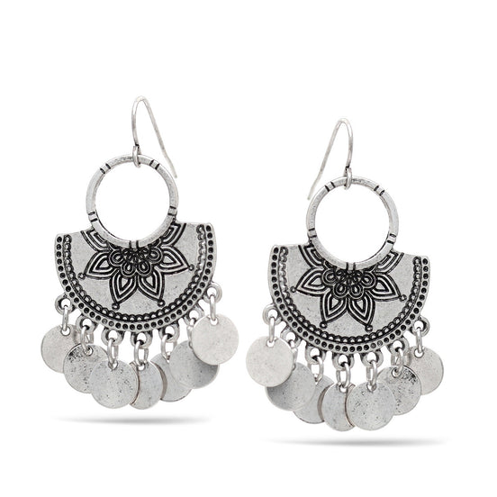 Silver Drop Earrings
