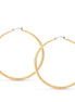 Gold Round Hoop Earrings