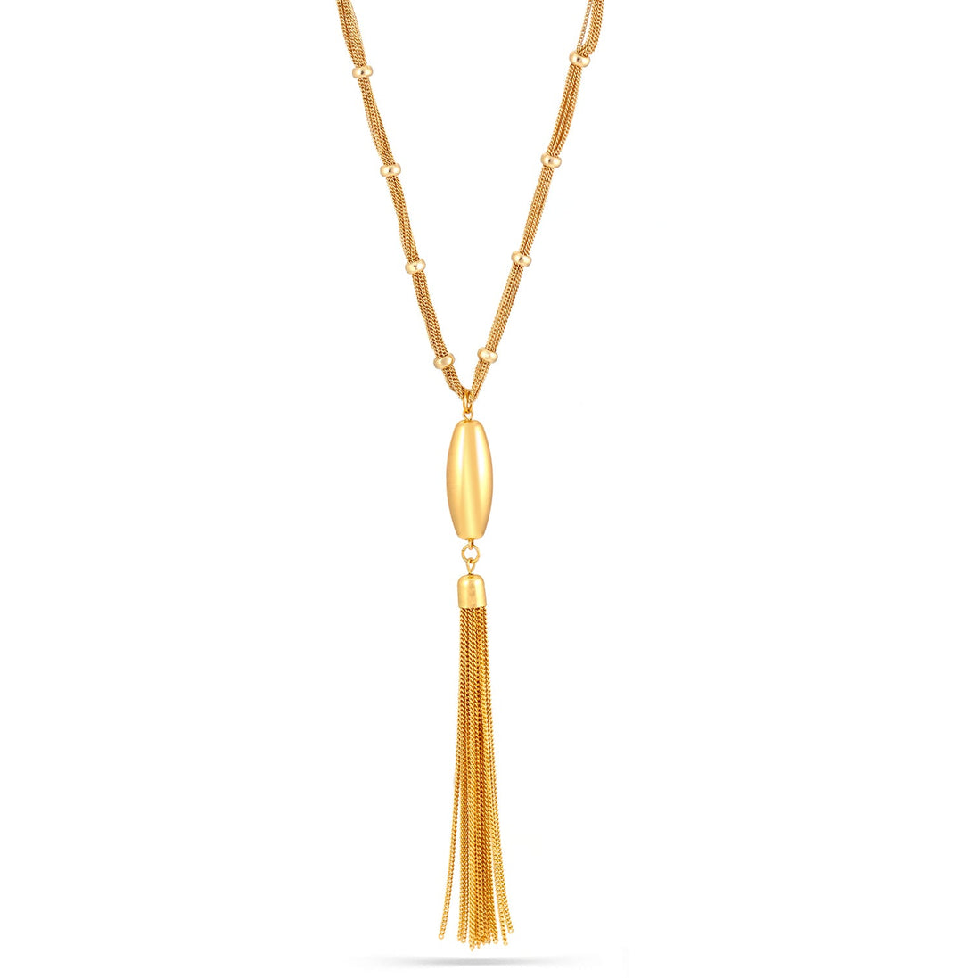 Gold-Tone Metal Multi Layered Chains Adjustable Lobster Claw Closures Necklaces