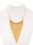 Gold-Tone Metal Multi Layered Chains Adjustable Lobster Claw Closures Necklaces