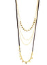 Gold-Tone Metal Adjustable Lobster Claw Closures  Layered Neckaces