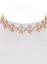 Gold-Tone Metal Crystal Adjustable Lobster Claw Closure Necklaces