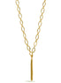 Gold Link Chains With Tassel Necklace #SQ554-N8609EE-G