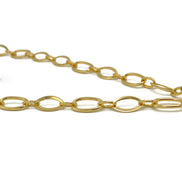 Gold Link Chains With Tassel Necklace #SQ554-N8609EE-G (CC2)